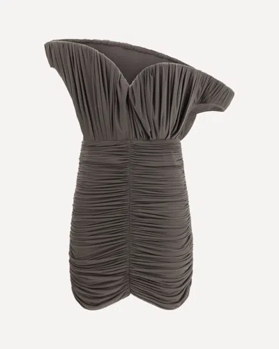 MAGDA BUTRYM ASYMMETRICAL PETAL MINI DRESS