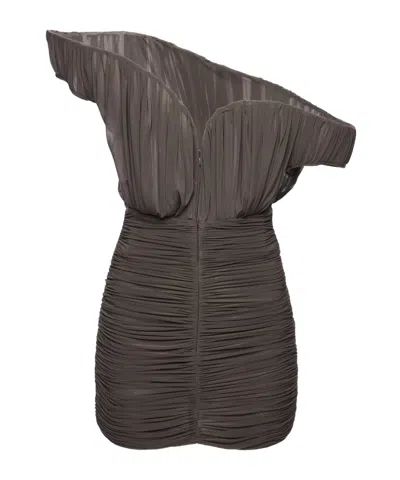 MAGDA BUTRYM MAGDA BUTRYM ASYMMETRICAL PETAL MINI DRESS