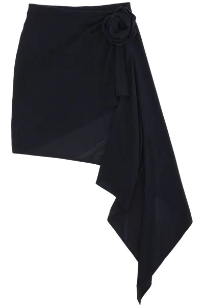 Magda Butrym Asymmetrical Skirt Swim In Black