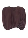 Magda Butrym Asymmetrical Top In Brown