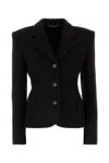 Magda Butrym Brown Boucle Blazer