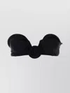 Magda Butrym Top Bikini In Nylon Stretch Nero  Donna In Black