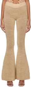 Magda Butrym Beige Flared Trousers In Beige