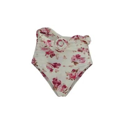 Magda Butrym Beige Polyamide Bikini In Neutral