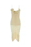 Magda Butrym Dress In Beige