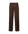 Magda Butrym Women's Wide Stretch Wool Trousers For Comfortable Fit In Black