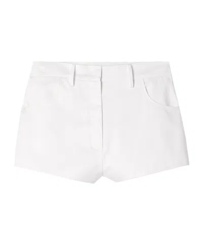 Magda Butrym Cotton-poplin Shorts In White