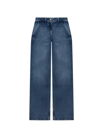 Magda Butrym Belt Loops Jeans In Blue