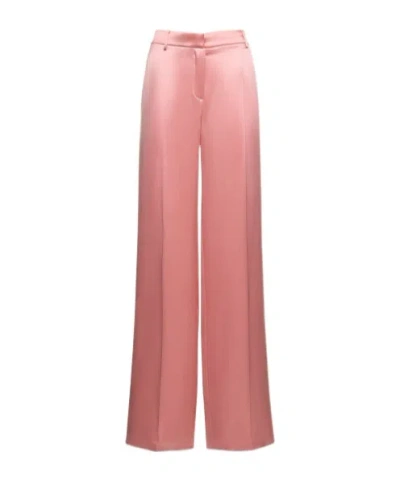 Magda Butrym Belt Ring Casual Pants In Pink