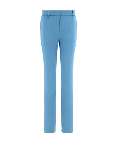 Magda Butrym Belt Ring Casual Pants In Blue