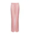 Magda Butrym Belt Ring Casual Pants In Pink