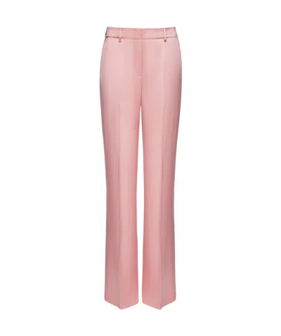 Magda Butrym Belt Ring Casual Pants In Pink
