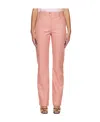 Magda Butrym Belt Ring Casual Pants In Pink