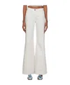 Magda Butrym Denim Flared Jeans In White