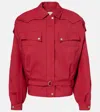 Magda Butrym Belted Jacket In Red