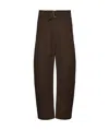 Magda Butrym Belted Trousers In Black