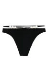 Magda Butrym Pearl Bikini Bottom In Black