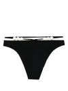 Magda Butrym Pearl Bikini Bottom In Black