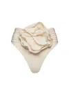 Magda Butrym Swim Bottom 05 Beachwear In Beige Polyamide In Ivory