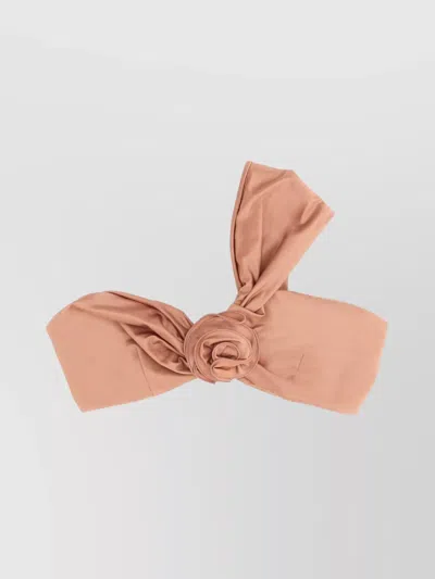 Magda Butrym Bikini Top Bandeau Floral Embellishment