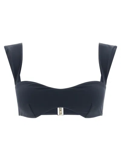 Magda Butrym Bikini Top In Black