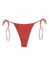 Magda Butrym Tie-fastening Bikini Briefs - Women's - Polyamide/elastane In Red