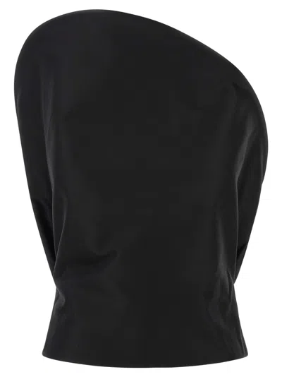 MAGDA BUTRYM BLACK 13 BUSTIER TOP