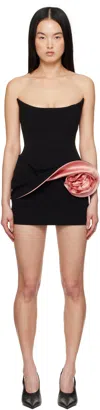 Magda Butrym Strapless Mini Dress In Black