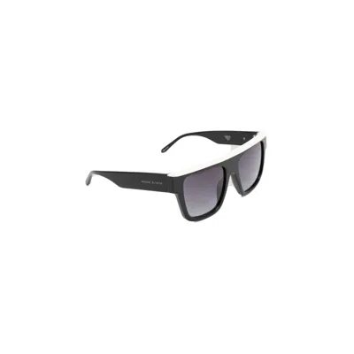 Magda Butrym Black And White Sunglasses In Grey