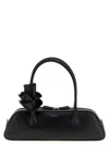 Magda Butrym Floral Detail Shoulder Bag With Top Handle In Black