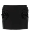 Magda Butrym Mini Skirt Ruffle Detail In Black