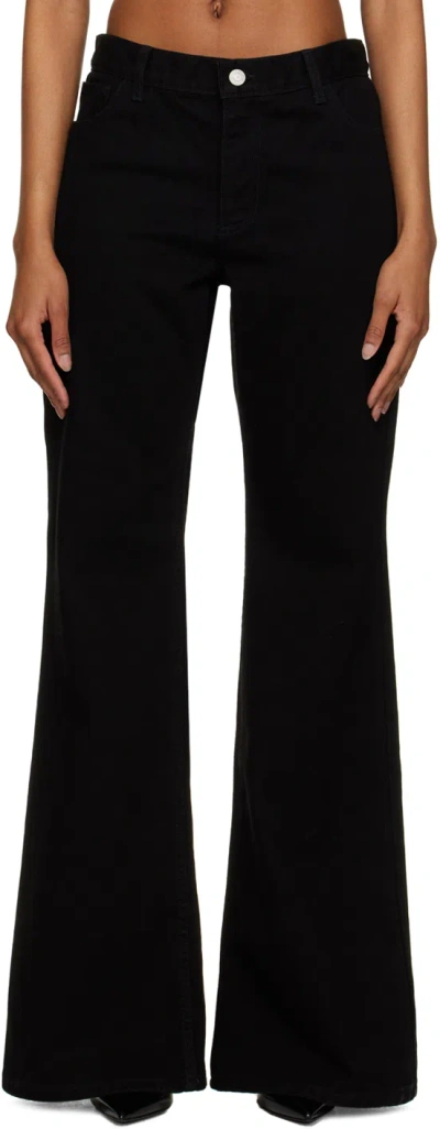 Magda Butrym Black Flare Jeans