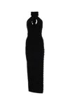 Magda Butrym Black Button Maxi Dress In Black