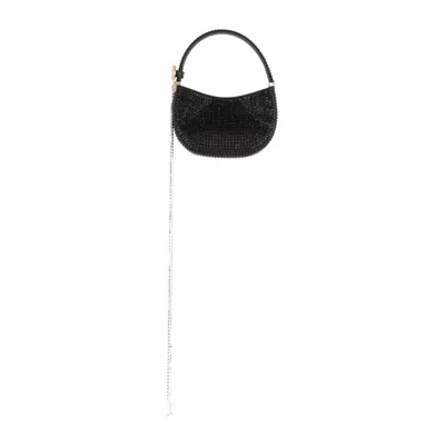 Magda Butrym Mini Embellished Leather Vesna Handbag In Black