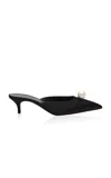 Magda Butrym Black Pearl Kitten Heels