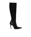 Magda Butrym Black Pointed High Boots In Black