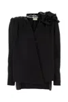 Magda Butrym Classic Silk Blouse With Application