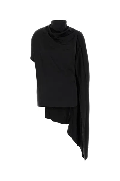 Magda Butrym Black Satin Top