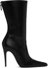 Magda Butrym Black Sharp Boots In Black