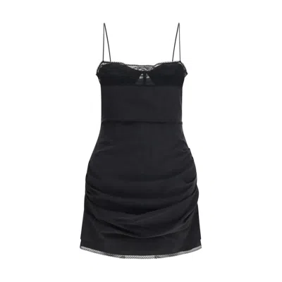 Magda Butrym Black Silk Cocktail Dress