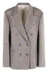 Magda Butrym Blazer In Gray