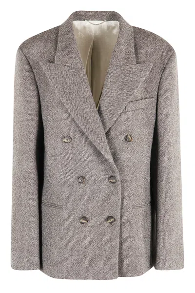 Magda Butrym Blazer In Gray