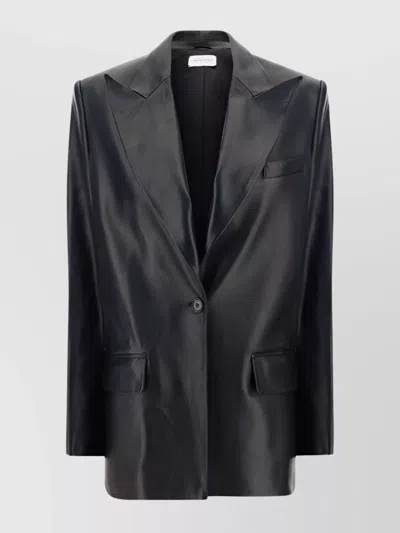 MAGDA BUTRYM BLAZER JACKET IN LEATHER