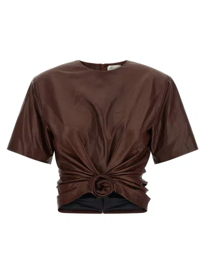 Magda Butrym Blouse In Brown