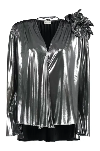 MAGDA BUTRYM BLOUSE WITH RUFFLES