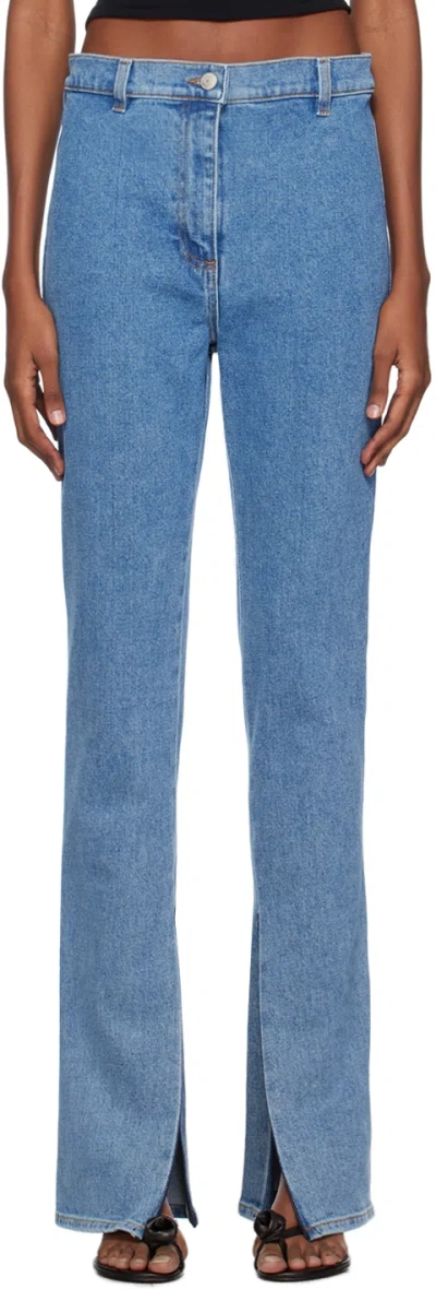 Magda Butrym Blue Slim-fit Jeans