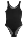 Magda Butrym Mesh Scalloped Bodysuit