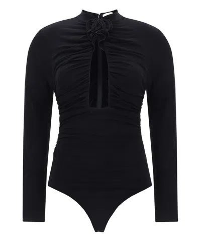 Magda Butrym Bodysuit In Black