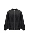 Magda Butrym Leather Jackets In Black