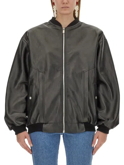 Magda Butrym Bomber Oversize Fit In Black